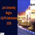 Jain University UG/PG Admissions 2026 Open; Apply Now @ jainuniversity.ac.in